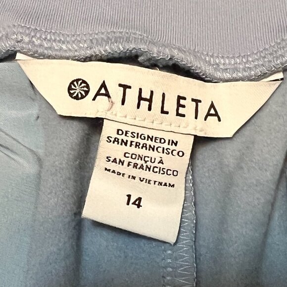 NWT Athleta Apres Ski Down Jogger Blue Size 14 - Picture 4 of 10